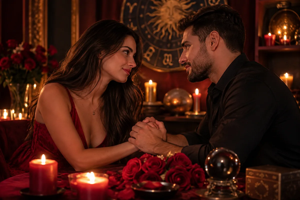 Casal representando questões afetivas e vínculos amorosos