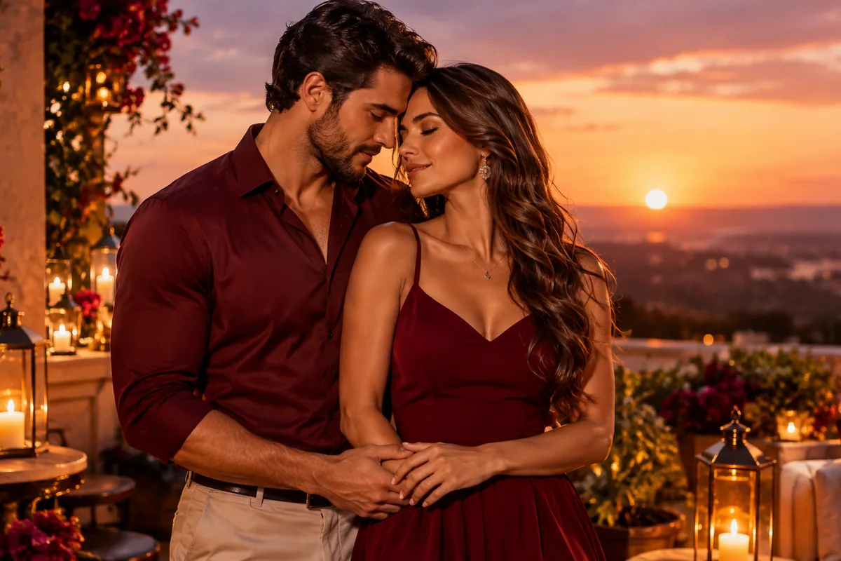Casal em momento de conversa e reaproximação